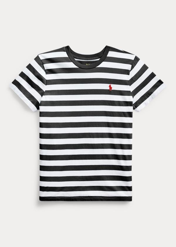 T Shirt Polo Ralph Lauren Striped Algodão Jersey Mulher 32096-FJPR